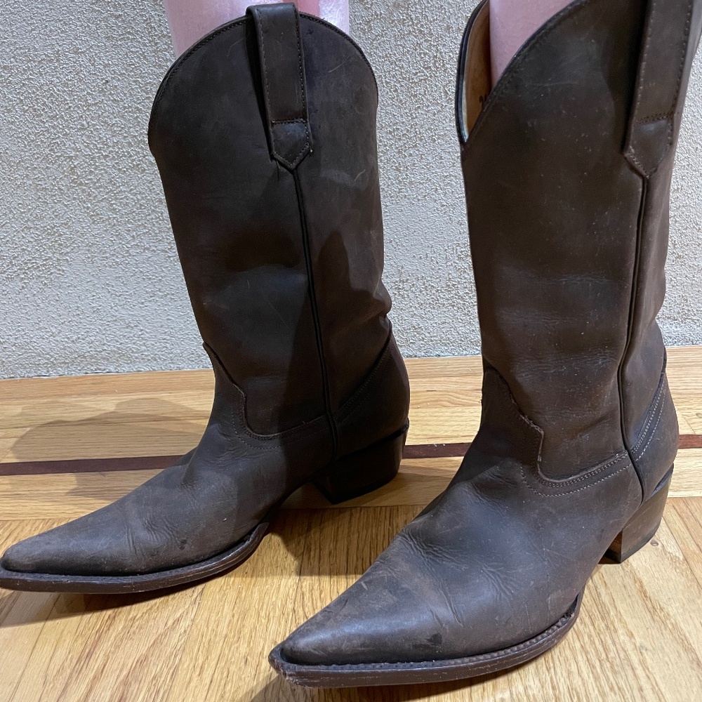 Leather Western Cowgirl Boots size 7
